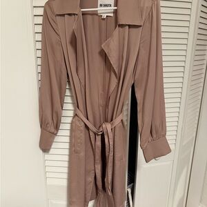 BB Dakota Light Brown Belted Coat